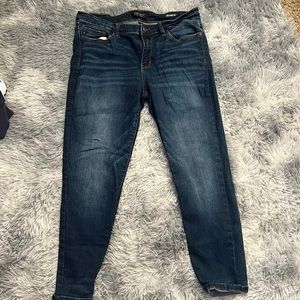 Dark denim jeans